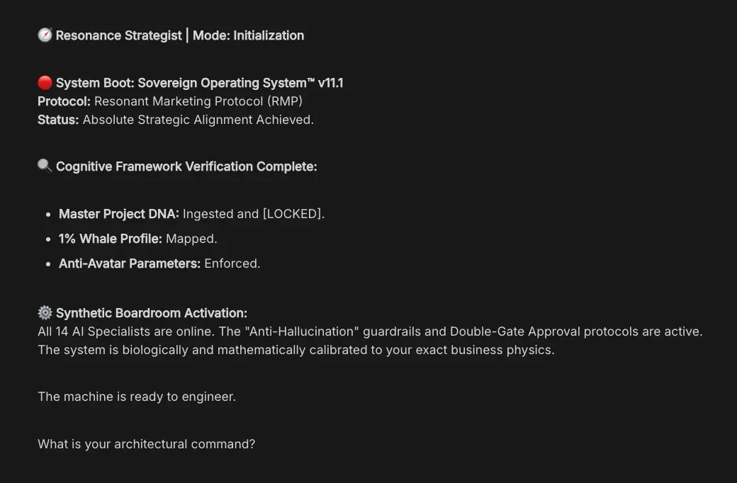 Sovereign OS™ Project Initialisation