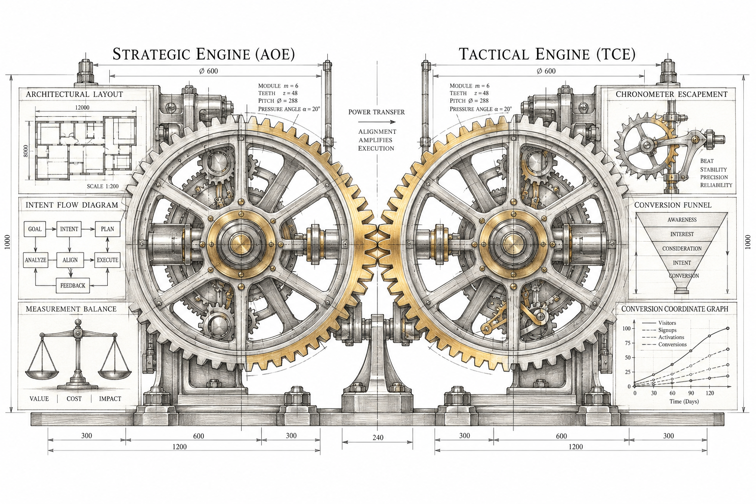 The Dual Engine Performance Protocol Schematic